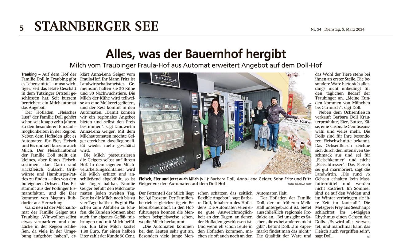 Alles was der Bauernhof hergibt