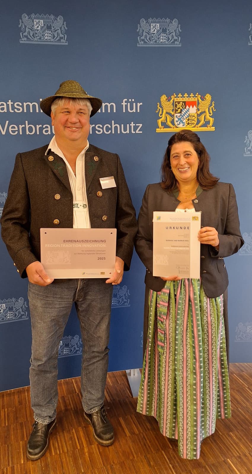 Auszeichung von Region.Tradition.Innovation